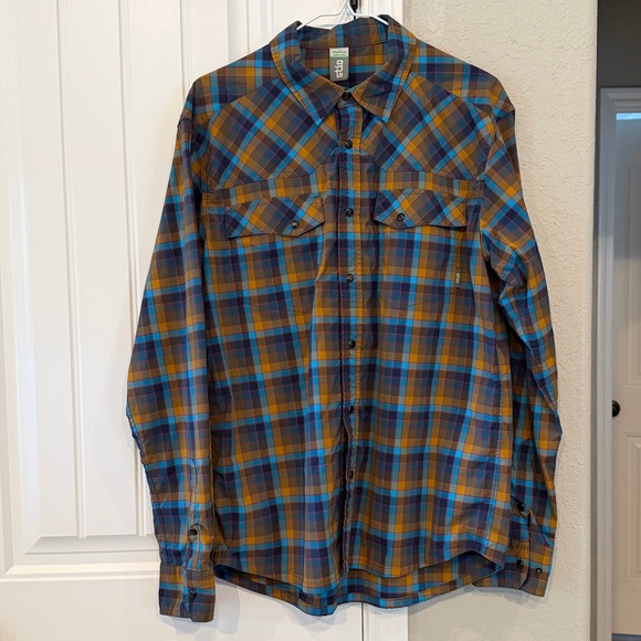 Stio Men's Eddy Shirt LS Multicolor Plaid, Medium - Picture 1 of 3